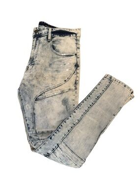 Slim Fit Light Grey Wash Men's Jeans